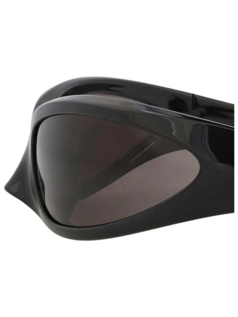 New Balenciaga Unisex Shield/Wrap Black Black Grey Fashion Designer Sunglasses